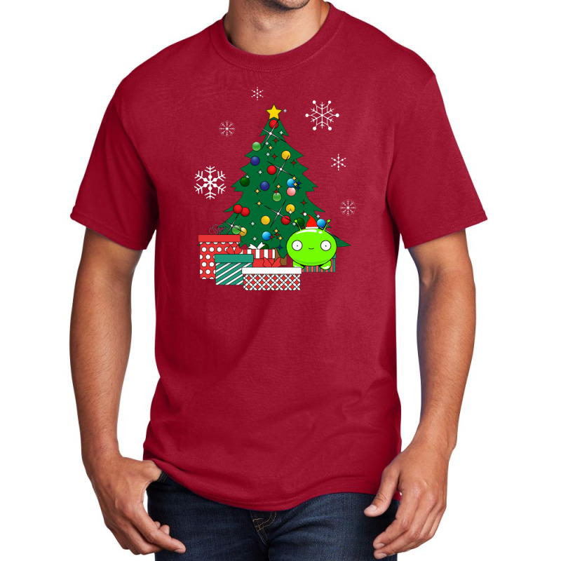 Mooncake Around The Christmas Tree Final Space Basic T-shirt by dominobabuk | Artistshot