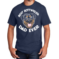 Best Rottweiler Dad Ever T  Shirt Best Rottweiler Dad Ever Funny Rottw Basic T-shirt | Artistshot