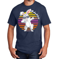 Dabbit Bunny T  Shirt Funny Dabbit Dabbing Rabbit Sunglasses Easter Bu Basic T-shirt | Artistshot