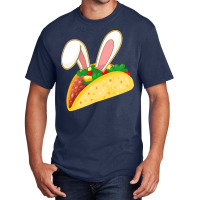 Easter Day T  Shirt Easter Taco Emoticon With Bunny Ears T  Shirt Basic T-shirt | Artistshot