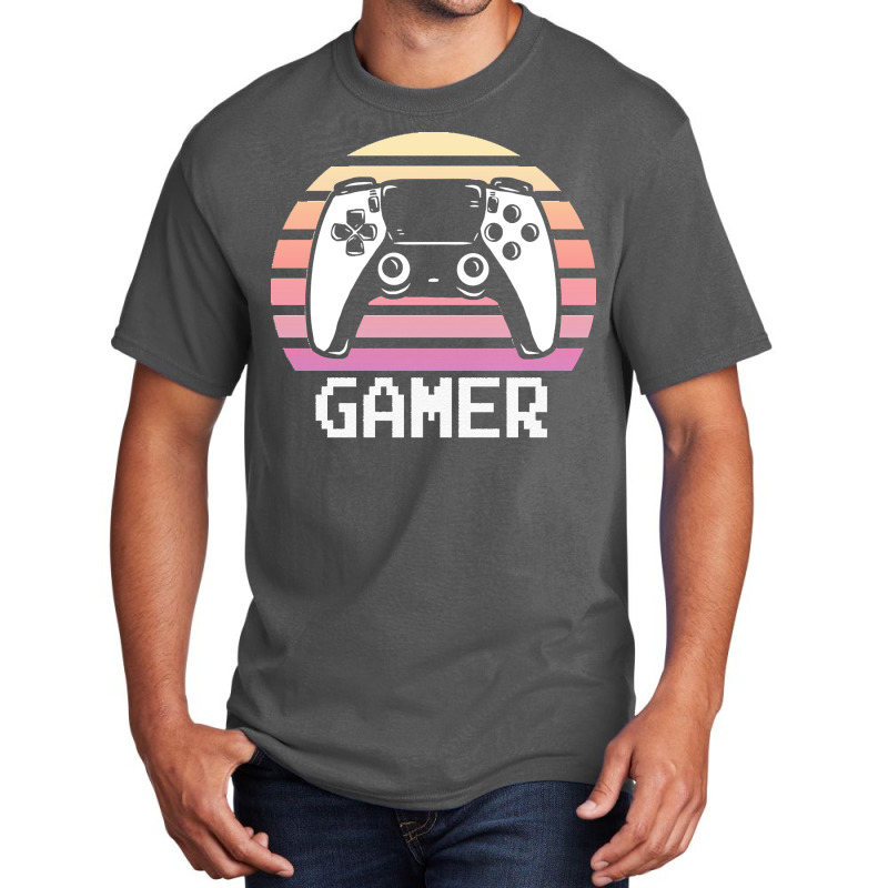 Gamers Clothing T  Shirt Gamer Pastel Goth Retro Basic T-shirt | Artistshot