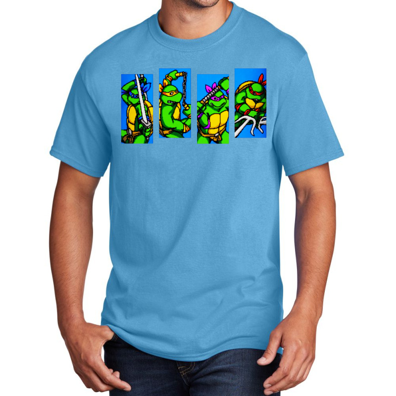 Arcade Turtles Basic T-shirt by Golden Store | Artistshot