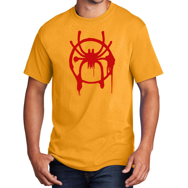 Miles Morales Spider Spray Paint Basic T-shirt | Artistshot