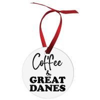 Great Dane Dad Coffee Funny Dog Top Tee Giant Dog  Ornament | Artistshot