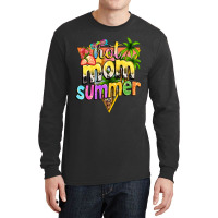 Hot Mom Summer With Background Long Sleeve Shirts | Artistshot