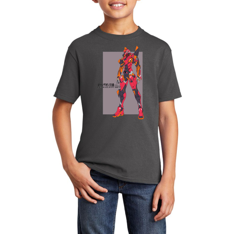 Neon Genesis Evangelion Anime Eva Unit 02 Basic Youth T-shirt by MikeKCortez | Artistshot