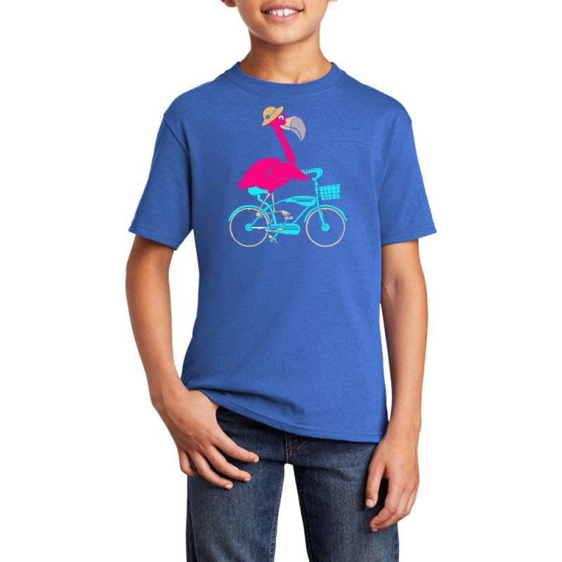 Flamingo T  Shirt I Make Cycling Look Flamazing Funny Flamingo T  Shir Basic Youth T-shirt | Artistshot