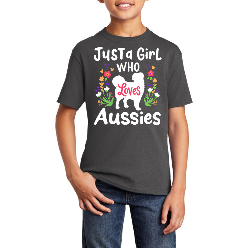 Aussie T  Shirt Aussie Australian Shepherd T  Shirt Basic Youth T-shirt by joliejast | Artistshot