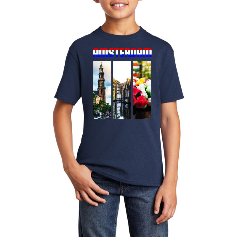 Amsterdam Basic Youth T-shirt by Mom tees | Artistshot