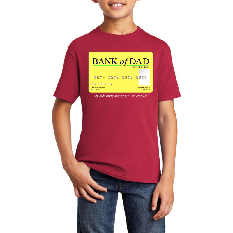 Bank Of Dad Basic Youth T-shirt by sumaweken | Artistshot