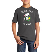 Lick Me Until Ice Cream Basic Youth T-shirt | Artistshot