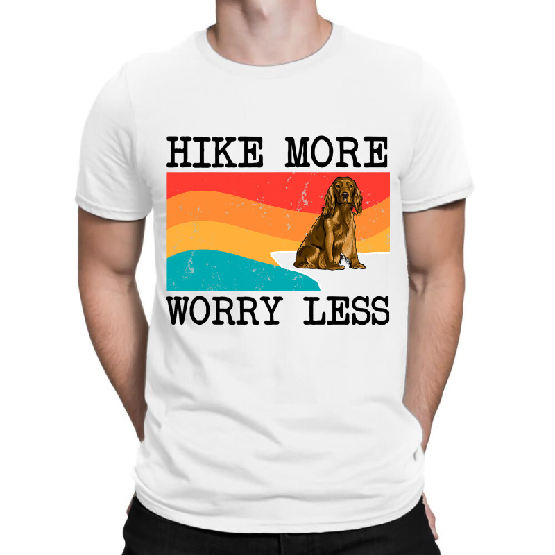 Hike More Worry Less Cocker Spaniel Graphic Hiking T-shirt | Artistshot