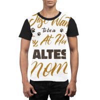 I Just Want To Be A Stay At Home Maltese Mom Graphic T-shirt | Artistshot