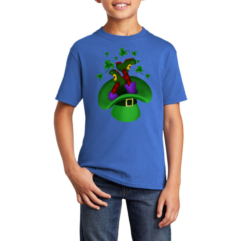 St. Patrick's Day Gnome Basic Youth T-shirt | Artistshot