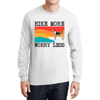 Hike More Worry Less English Foxhound Graphic Hiki Long Sleeve Shirts | Artistshot