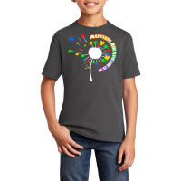 Autism Awareness T  Shirt Autism T  Shirt Autism Dandelion Flower Puzz Basic Youth T-shirt | Artistshot