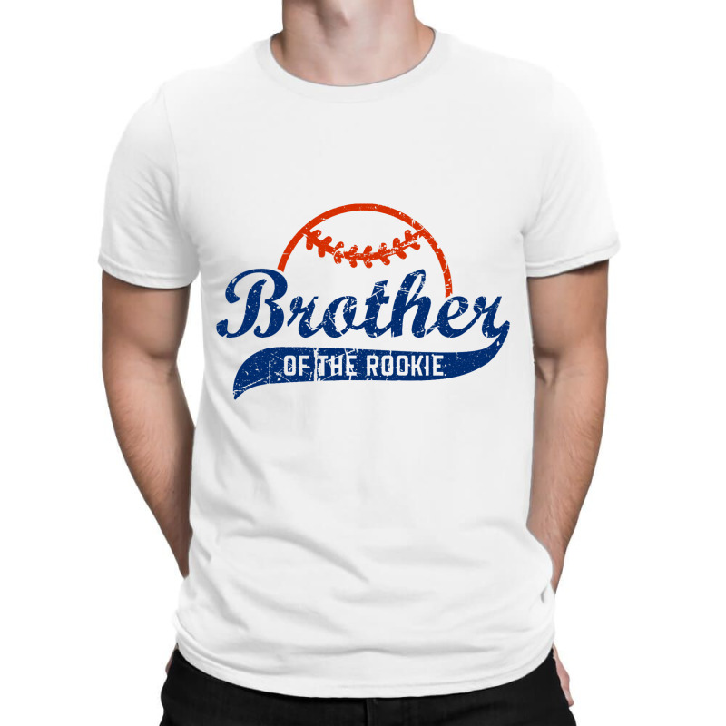 Custom Funny Vintage Baseball Brother Of The Rookie T-shirt By