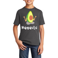 Namaste Meditation T  Shirt Avocado Meditation T  Shirt Basic Youth T-shirt | Artistshot