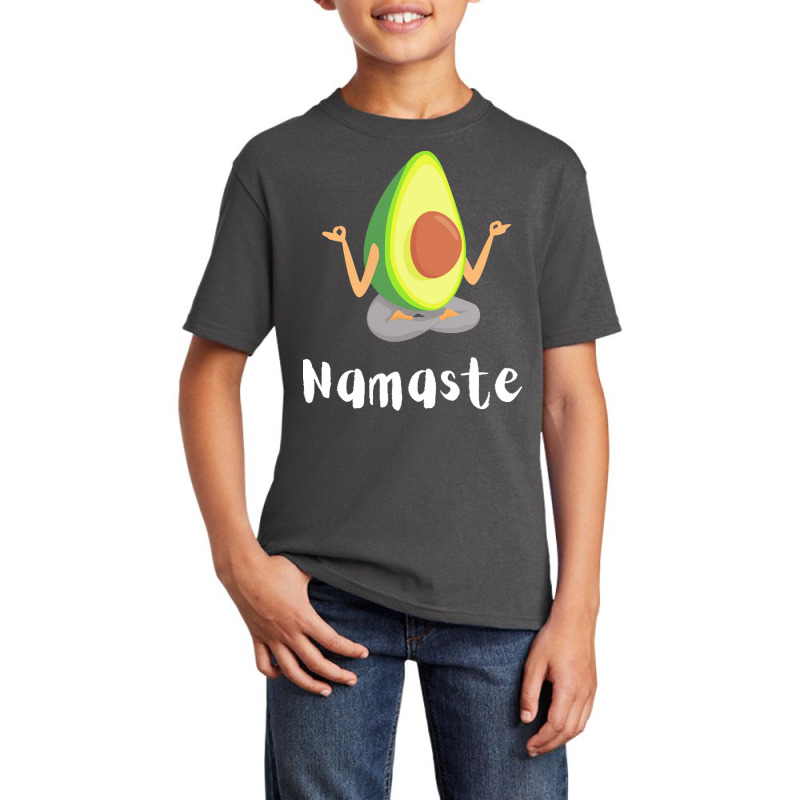 Namaste Meditation T  Shirt Avocado Meditation T  Shirt Basic Youth T-shirt by gilberthand916 | Artistshot