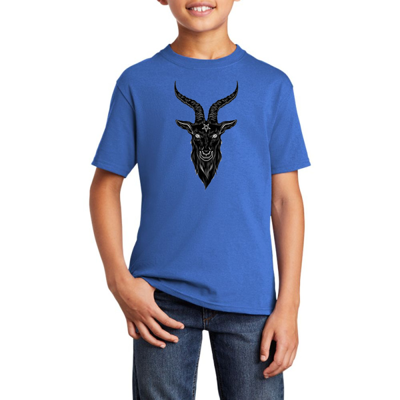 Devil, Satanic, Witch, Goat, Pentagram, Witchcraft Basic Youth T-shirt by Torresde | Artistshot