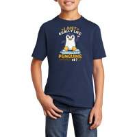 I Really Like Penguin Seabird Basic Youth T-shirt | Artistshot