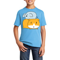 Little Elephant And Guinea Pig Basic Youth T-shirt | Artistshot