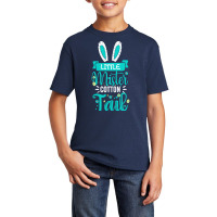 Easter T  Shirt Kids Little Mister Cotton Tail   Boys Easter Bunny 5 Basic Youth T-shirt | Artistshot