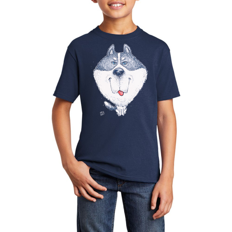 Husky T  Shirt Siberian Husky Dog T  Shirt Basic Youth T-shirt by briocherepair | Artistshot