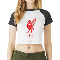 The Bird Of Liverpool Raglan Crop Top | Artistshot