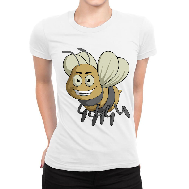 Funny Gothic Bee And Bugs Insect Entomologist Beek Ladies Fitted T-shirt | Artistshot