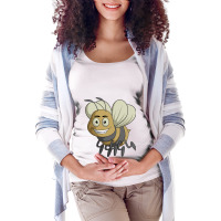 Funny Gothic Bee And Bugs Insect Entomologist Beek Maternity Scoop Neck T-shirt | Artistshot