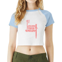 Crushs Your Enemies Merch Raglan Crop Top | Artistshot