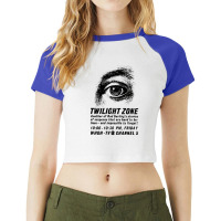 Twilight Zone † Vintage Ad Raglan Crop Top | Artistshot