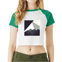 Bright Neon Modern Square Geo Pattern 21158766 Raglan Crop Top | Artistshot