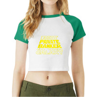 Private Banker Funny Cool Galaxy Job T Shirt Raglan Crop Top | Artistshot