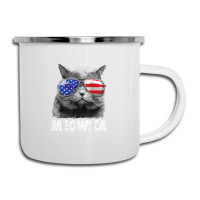 Cat 4th Of July Mug Meowica Merica Men Usa American Flag Camper Cup | Artistshot