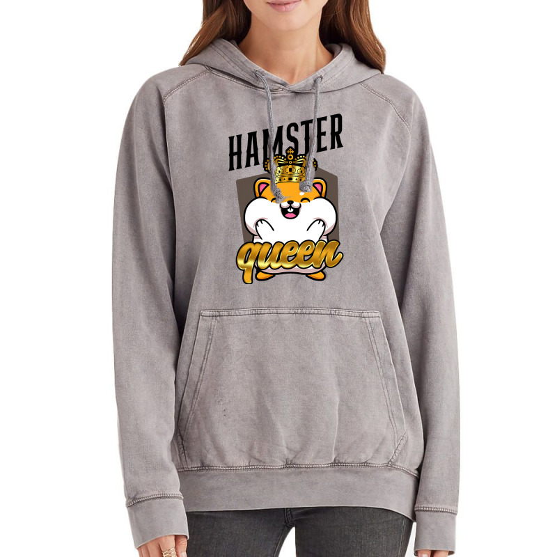 Hamster Hamster Queen Vintage Hoodie | Artistshot