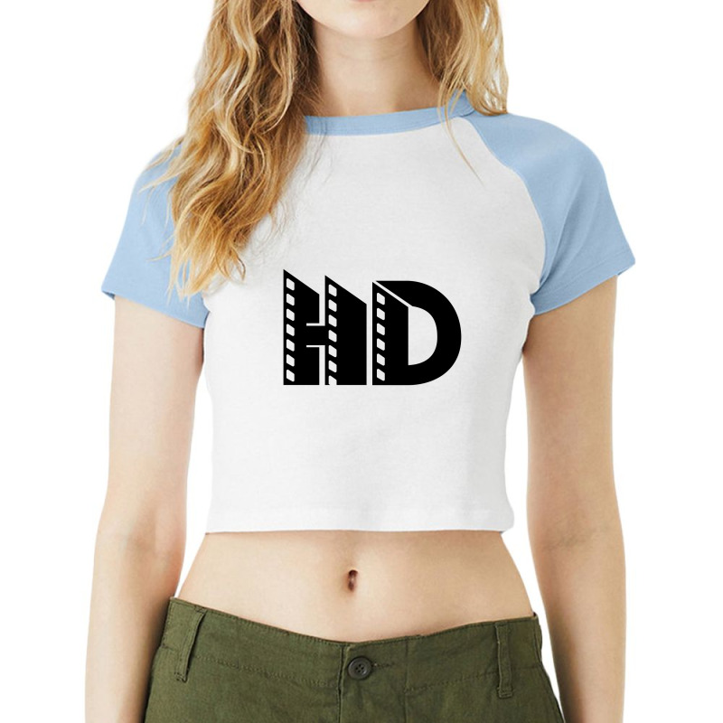 High Definition Raglan Crop Top by s4rt4 | Artistshot