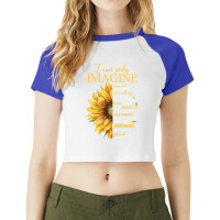 I Only Can Imagine Faith Christian Catholic Jesus God Lover Raglan Crop Top | Artistshot