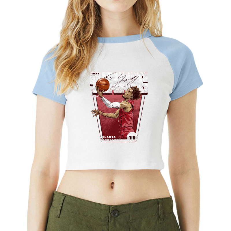 Trae Young Premiere Raglan Crop Top by kr205 | Artistshot