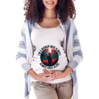 Hiking Accessories Hiker Who Hikes Alone Mystical  Maternity Scoop Neck T-shirt | Artistshot