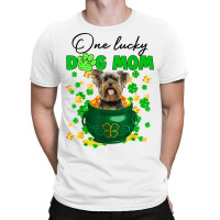 Funny St Patricks Day Patricks Yorkshire Terrier D T-shirt | Artistshot