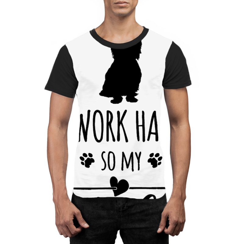 Funny Yorkie Dog Owner File For Cricut Graphic T-shirt | Artistshot