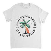 Huntington California Beach Surf Summer Vacation Classic T-shirt | Artistshot