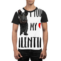 I Found My Valentine Day Scottish Terrier Dog Love Graphic T-shirt | Artistshot