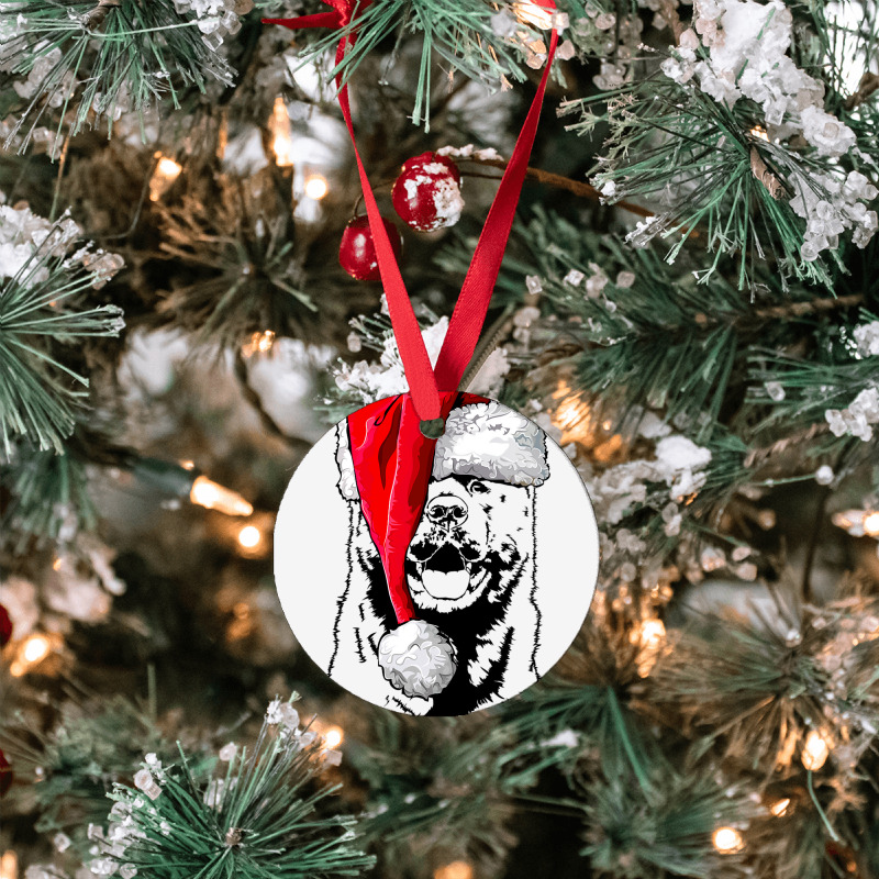 Funny Santa American Akita Christmas Dog Mom Dog Ornament | Artistshot