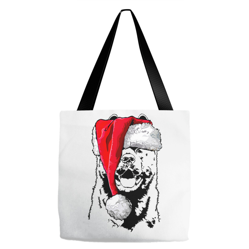 Funny Santa American Akita Christmas Dog Mom Dog Tote Bags | Artistshot