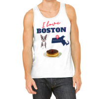 I Love Boston Massachusetts Terrier Creme Pie Funn Tank Top | Artistshot