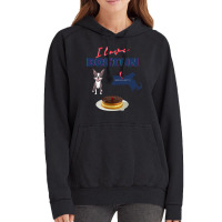 I Love Boston Massachusetts Terrier Creme Pie Funn Vintage Hoodie | Artistshot