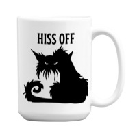 Hiss Off Black Cat Its Fine Im Fine Everythings Is 15 Oz Coffee Mug | Artistshot